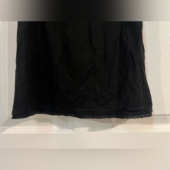 Robbi & Nikki Tank Top w silk mesh fray detailing around edges Black size S - Picture 6 of 9